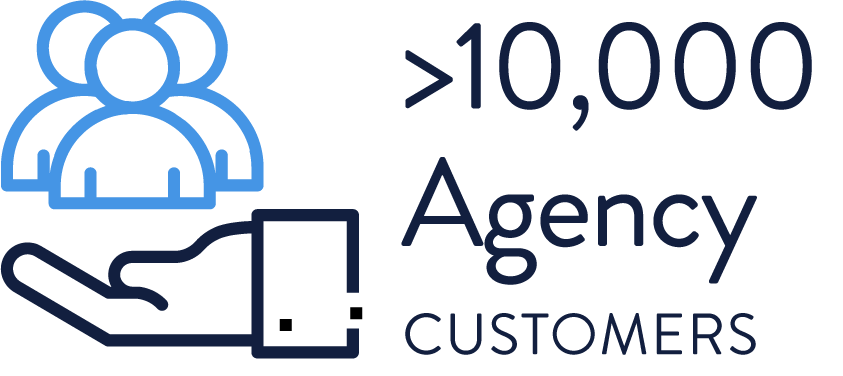 More than 10,000 Agency Customers